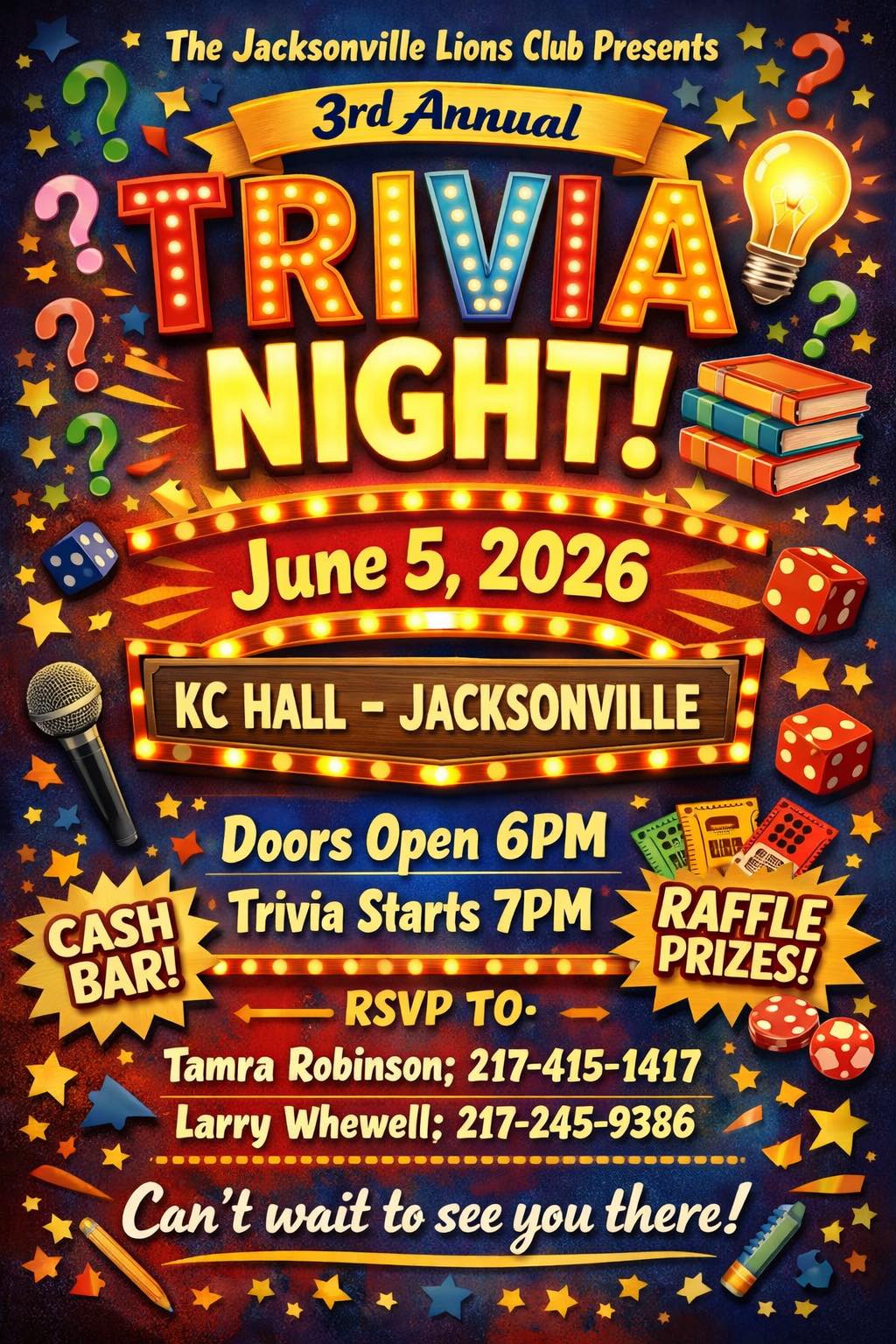 Jacksonville Lions Club Trivia Night
